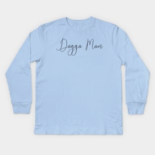 Doggo Mom Kids Long Sleeve T-Shirt